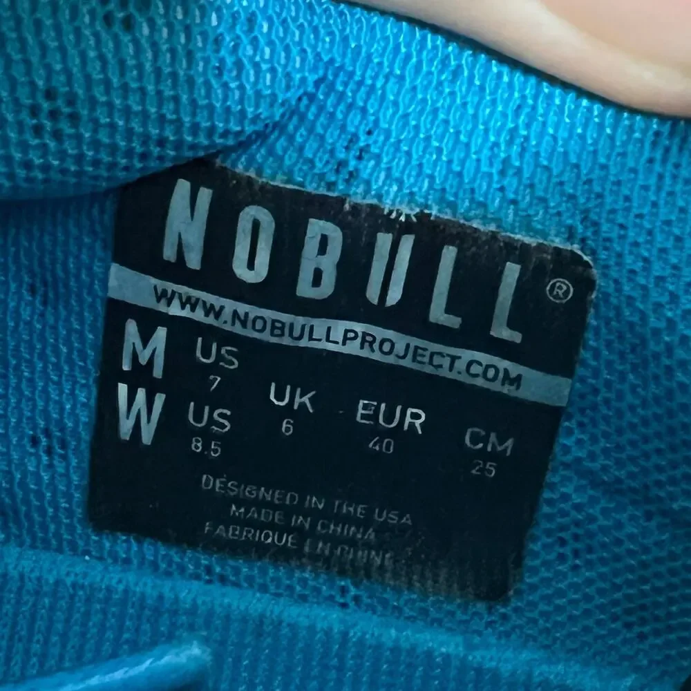 NoBull Superfabric Trainer Sneakers Blue Women's Shoe Size 8.5